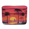 thumbnail image 1 of Yuyamidu Sunset Coconut Tree RV Propane Tank Cover Fit for Double 20Ib Tanks, Replacement Cover for RV/Trailer/Camper, Easy to Install, 1 of 8
