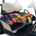 thumbnail image 1 of Yuyamidu Sunset Golf Cart Seat Covers Coconut Tree Club Car Seat Towel Blanket with 4 Front Pockets for 2 Person Seats Golf Cart Seat Cushion Travel Sports Golf Cart Accessories, 1 of 8