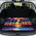 thumbnail image 1 of Yuyamidu Sunset Palm Tree Car Trunk Mat 29" x 39", Non-slip Cargo Liner Full Protection Fits Most Cars SUV for Women, 1 of 7