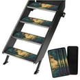 thumbnail image 1 of Yuyamidu Sunset RV Step Covers 4 Pack Tree RV Step Protectors Non-Slip RV Stair Covers Washable Camper Step Covers RV Camper Accessories Keep Your RV Clean, 1 of 7