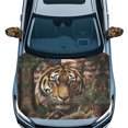 thumbnail image 1 of Yuyamidu Tiger Side View Mirror Cover for Car Sedan Camo Hunting Exterior Rear View Accessories American Flag Auto Hood Cover Protector Washable Car Bonnet Banner, 4th of July Decorations, 1 of 7
