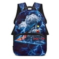 thumbnail image 1 of Yuyamidu Train Backpack for Boys 4-6 Lightweight Shoulder Backpack Blue Book Bag for Middle School Girls Heavy Duty Bookbag Large Capacity, 1 of 7