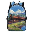 thumbnail image 1 of Yuyamidu Train Backpack for Boys 6-10 Middle School Bookbag Student Book Bag for Girls 4th Grade Large Capacity Schoolbag, Heavy Duty, 1 of 7