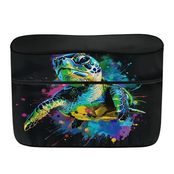 Yuyamidu Watercolor Sea Turtle Propane Tank Cover Dual 20lb Propane Tank Cover Table Waterproof RV Parts RV Accessories