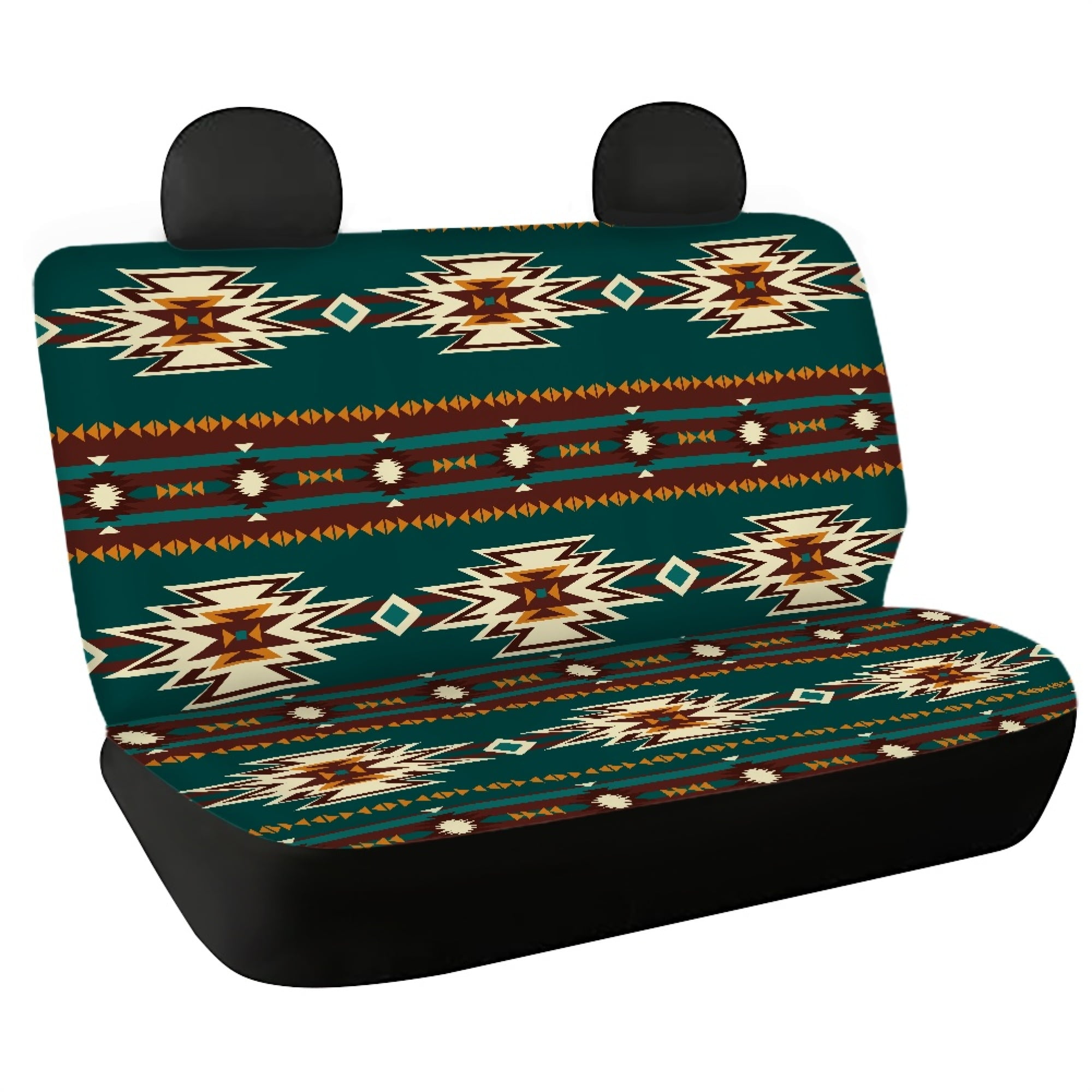 Yuyamidu Western Aztec Back Seat Cover for for SUV Truck Sedan Green ...