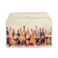 thumbnail image 1 of Yuyamidu Wine Bottle Toaster Covers for Kitchen Counter 4-Slice Wide Slot Toaster Dust Cover Kitchen Appliance Dustproof Cover Bread Toaster Oven Protection Cover, 1 of 7