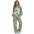 thumbnail image 1 of Yuyamidu Women's Tracksuits 2 Piece Outfits Matching Lounge Sets Loungewear Boho Flower Sea Turtle Drawstring Sweatshirt Wide Leg Sweatpants Sweatsuit for Yoga Golf Running Tops Bottoms Set, 1 of 7