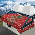 thumbnail image 1 of Yuyamidu Xmas Gorilla Golf Cart Seat Covers, Christmas Candy Canes Golf Cart Seat Towel Blanket for 2 Passenger Seats, Winter Club Car Accessories, 1 of 8