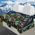 thumbnail image 1 of Yuyamidu Xmas Tree Golf Cart Seat Covers Fluffy Candy Canes Golf Cart Seat Towel Blanket Christmas Club Car Travel Sports Accessories Decor, 1 of 8