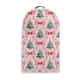 thumbnail image 1 of Yuyamidu Xmas Tree Pink Bow Blender Cover, Christmas Kitchen Appliance Protective Dust Cover with Handle, Fits Coffee Maker Juicer Stand Mixer Decor, 1 of 6