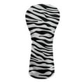 thumbnail image 1 of Yuyamidu Zebra Stripe Golf Head Covers PU Leather Golf Club Head Cover for Driver Fairway Hybrid Men Women, Waterproof Golf Accessory, 1 of 7
