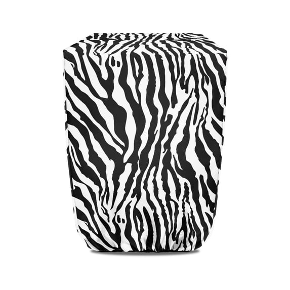 Yuyamidu Zebra Stripes Trailer RV Electric Jack Cover, Waterproof RV Tongue Jack Protective Cover, 300D Polyester Travel Electric Tongue Jack Cover, Universal Size
