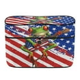 thumbnail image 1 of Yuyamidu Funny Frog RV Propane Tank Cover Fit for 40lb Tanks, American Flag Gas Cylinder Covers Replacement Cover for RV/Trailer/Camper, Easy to Install and Washable, 1 of 8