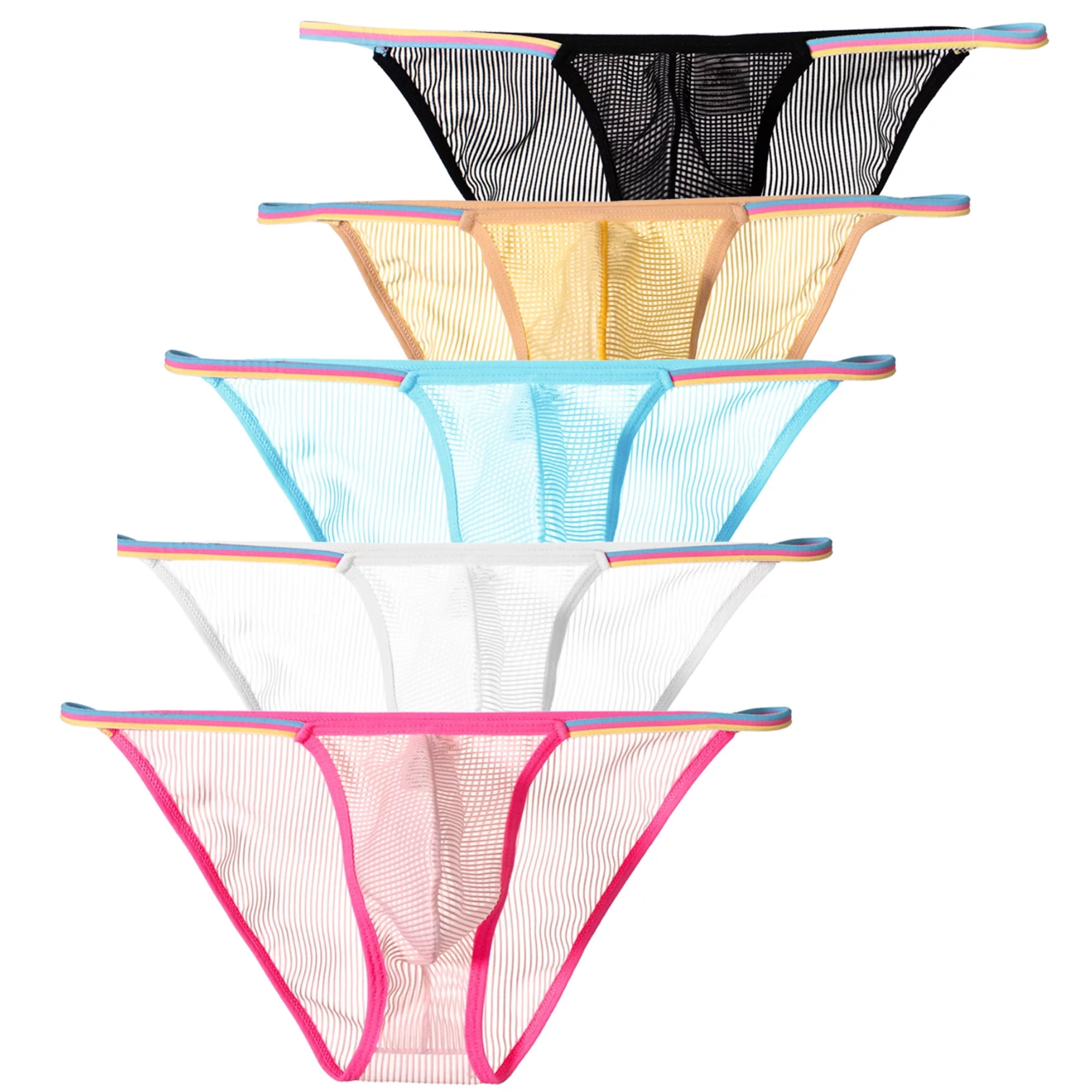 Yuyangdpb Men's Briefs Low Rise Bikini Underwear 5pack M - Walmart.com