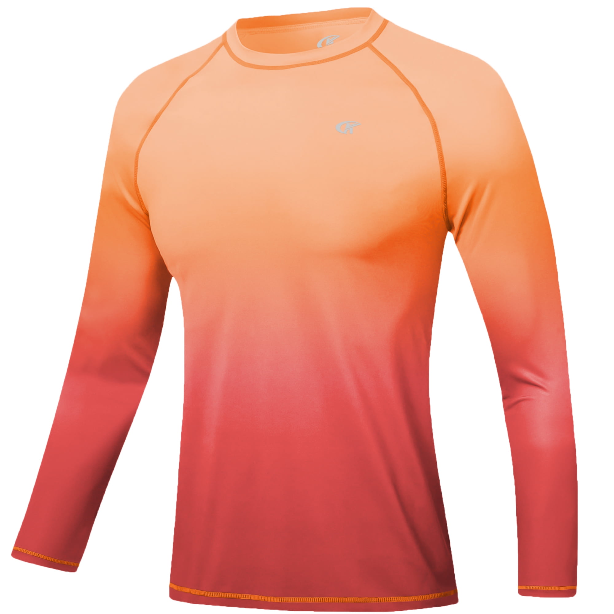 Yuyangdpb Men's Long Sleeve Swim Shirts Rash Guard Shirts UPF 50+ Sun