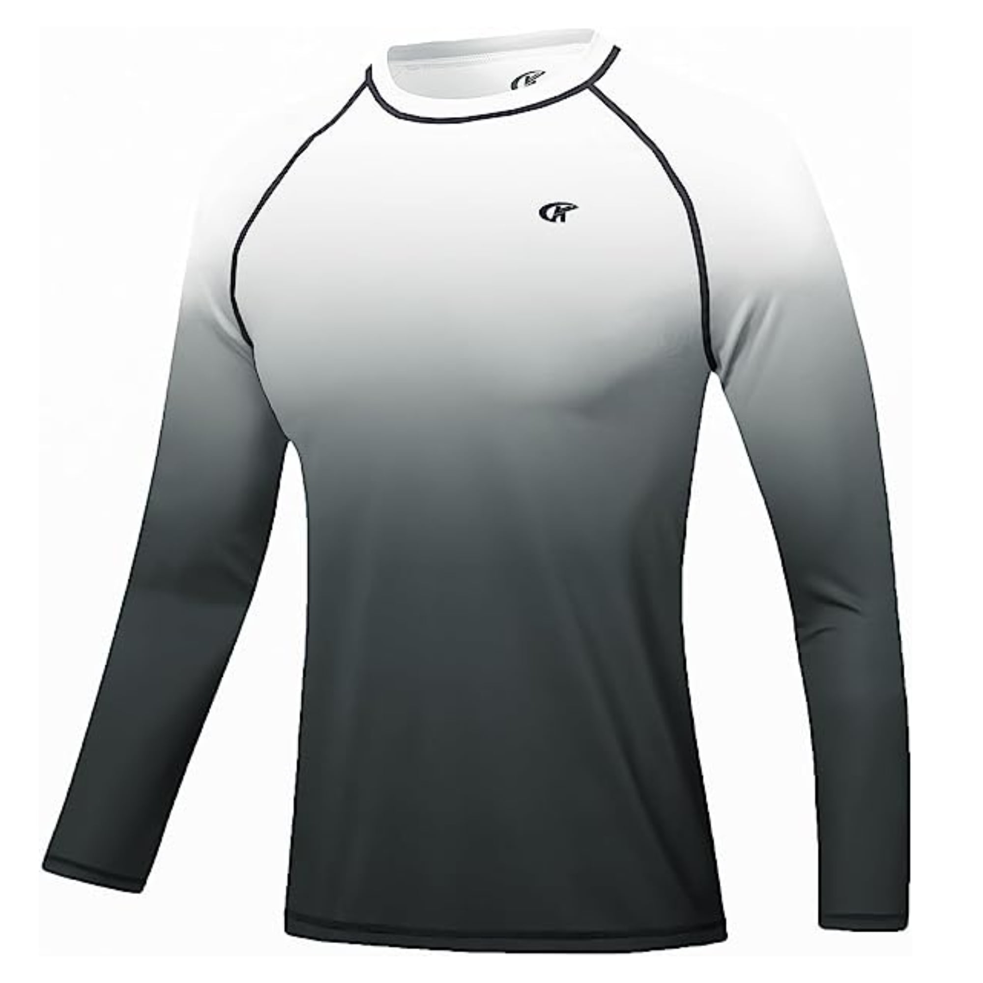 Yuyangdpb Men's Long Sleeve Swim Shirts Rash Guard Shirts UPF 50+ Sun