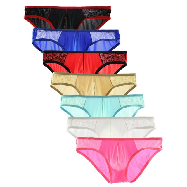 Yuyangdpb Men's Low Waist Briefs Bikini Underwear Muti02/7pack L ...