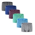 thumbnail image 1 of Yuyangdpb Men's No Ride up Boxer Briefs Underwear Trunks with Pouch Multi01/6pack L, 1 of 8