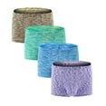 thumbnail image 1 of Yuyangdpb Men's No Ride up Boxer Briefs Underwear Trunks with Pouch Multi02/4pack M, 1 of 8