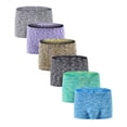 thumbnail image 1 of Yuyangdpb Men's No Ride up Boxer Briefs Underwear Trunks with Pouch Multi02/6pack L, 1 of 8