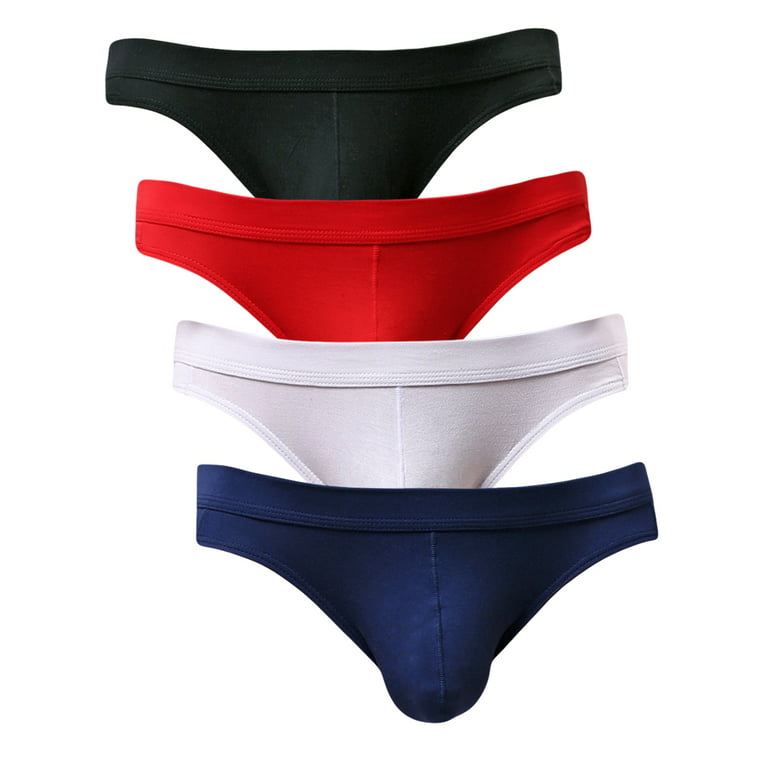 Yuyangdpb Men's Supersoft Modal Briefs Low Rise Lightweight Underwear  Multi/4pack M 