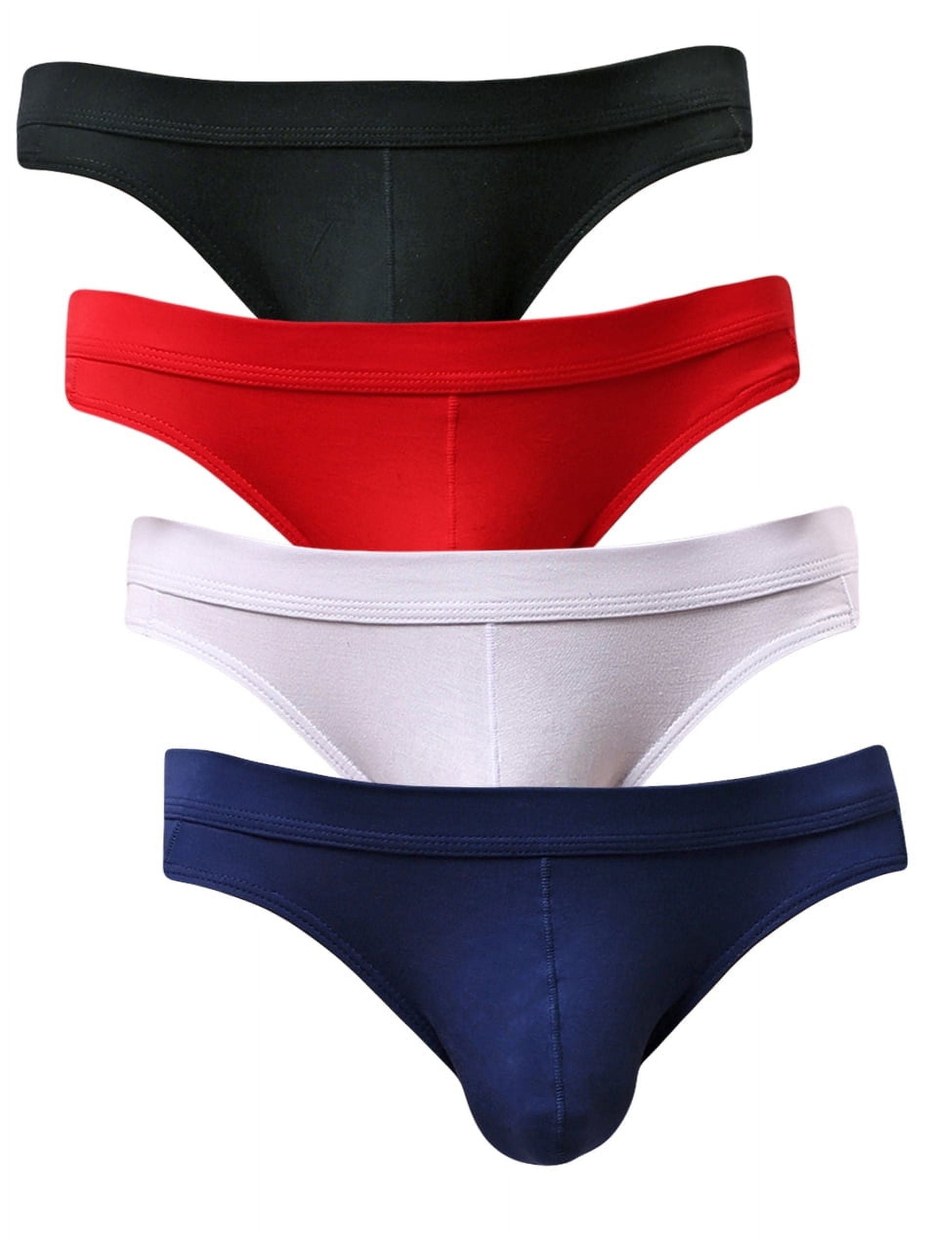 Yuyangdpb Men's Supersoft Modal Briefs Low Rise Lightweight Underwear ...