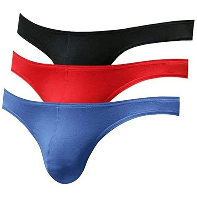 Yuyangdpb Men's Thongs Underwear GString QuickDrying Comfortable TBack Multi01/3pack XXL