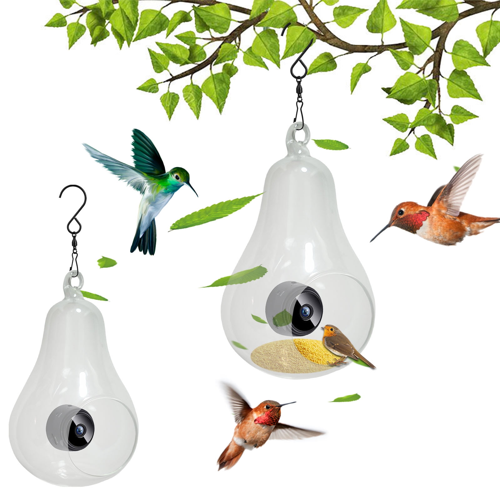 Yuyeree ClearanceItems Bird 1080P Remote Bird WiFi Out door Feeder For