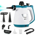thumbnail image 1 of Yuyongr Steam Cleaner, 1050W Handheld Steamer Cleaner for Cleaning with 9 Pcs Accessories/14 Oz Tank, Steamer for Home,Tile,Floor,Car,Blue, 1 of 12