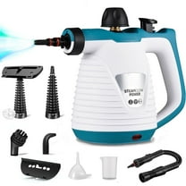 Yuyongr Steam Cleaner, 1050W Handheld Steamer Cleaner for Cleaning with 9 Pcs Accessories/14 Oz Tank, Steamer for Home,Tile,Floor,Car,Blue