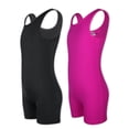 thumbnail image 1 of Yuyuekeji 2 Pack Shiny Gymnastics Sport Training Dancewear Sleeveless Ballet Leotards for Girls 4-11Y, 1 of 5
