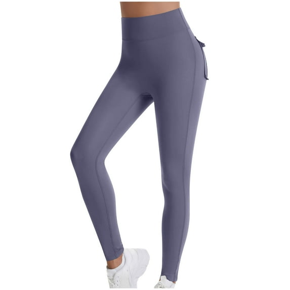 XuJwPNcy Women's Leggings Skinny Yoga Pants High Waist Stretchy Workout Jogger Pants with Pockets