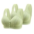 thumbnail image 1 of XuJwPNcy 2pc Bras for Women Comfortable Front Closure Bras Lace No Underwire Bralettes Push up Full Coverage Everyday Bras, 1 of 3