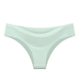thumbnail image 1 of XuJwPNcy 2pc Women's Soft Seamless Bikini Cut Underwear Ladies No Show Low Rise Coverage Comfy Panties, 1 of 2