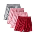 thumbnail image 1 of XuJwPNcy 4 Pack Shorts for Women Plus Size Pjs Shorts Soft Comfy Stretch Pajama Lounge Shorts Sleepwear Loungewear for Women, 1 of 2