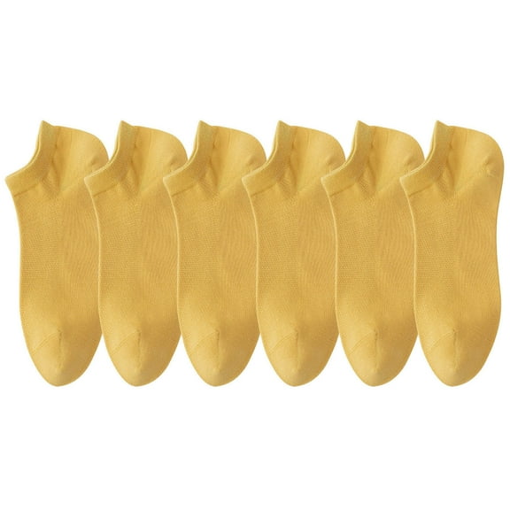 XuJwPNcy 6 Pairs No Show Socks Womens Non Low Cut Thin Socks for Ladies Lightweight Ankle Socks