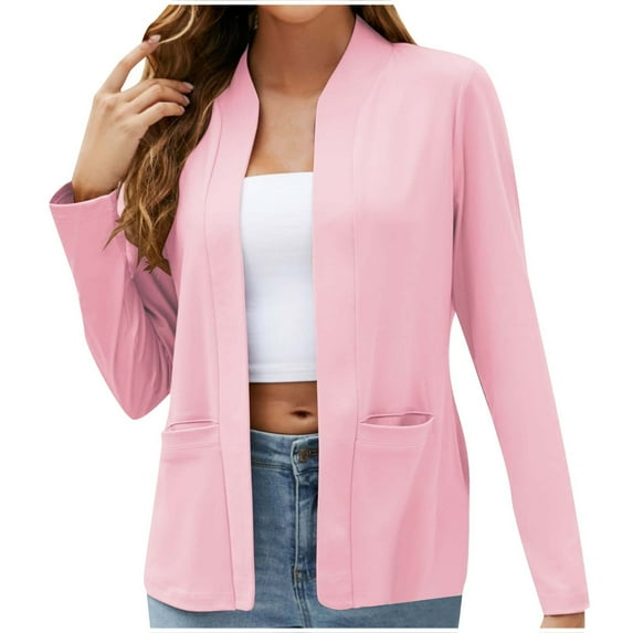 XuJwPNcy Blazers for Women Business Casual Work Office Jackets Blazer Long Sleeve Formal Cardigan Jacket Outfit