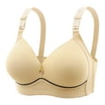 thumbnail image 1 of XuJwPNcy Bras for Women No Underwire Plus Size Full Coverage Seamless Everyday Bras Soft Comfy Push up Bralettes, 1 of 1