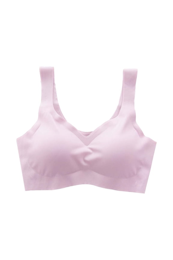 Bras for Women Seamless Comfortable Sports Bra Removable Padding Bras Soft Support Everyday Bras