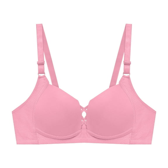 XuJwPNcy Bras for Women Wireless Adjustable Straps Everyday Bra Comfortable Breathable Full Coverage Bras