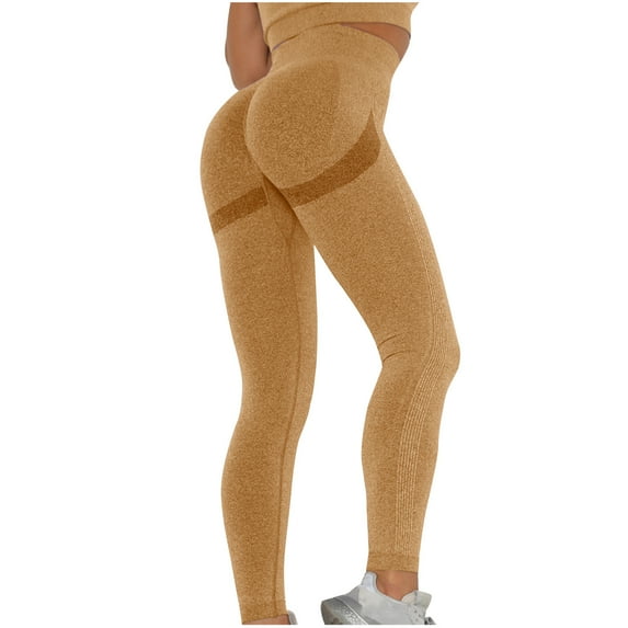 XuJwPNcy Butt Lifting Leggings for Women High Waisted Seamless Workout Trousers Trendy Gym Yoga Pants