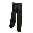 thumbnail image 1 of XuJwPNcy Cargo Pants for Women High Waisted Drawstring Pants with Pockets Trendy Lightweight Hiking Pants, 1 of 3