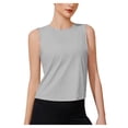 thumbnail image 1 of Yuzhih Cropped Tank Tops for Women Crewneck Sleeveless Athletic Gym Blouses Loose Yoga Workout Tank Shirts, 1 of 7