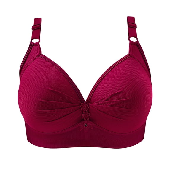 XuJwPNcy Everyday Bras for Women No Underwire Seamless Full Coverage Wireless Non-padded Plus Size Bralettes
