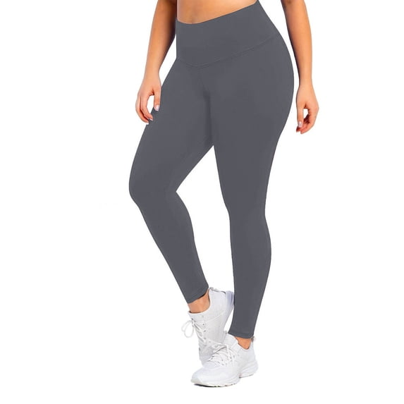 XuJwPNcy Fleece Lined Leggings Women Plus Size High Waisted Yoga Pants Soft Thermal Warm for Workout Running