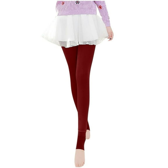 XuJwPNcy Fleece Lined Tights Women Thermal Pantyhose Warm Tights Winter Thick Leggings High Waist Stretchy Tights