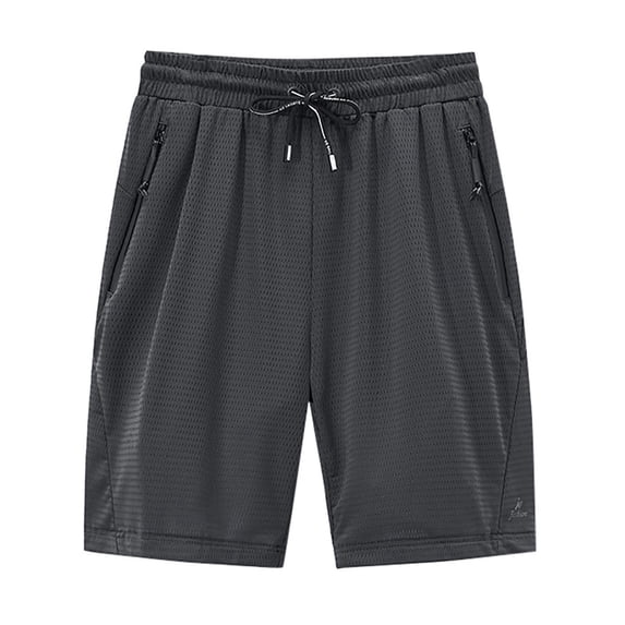 cfhntfmh Gym Shorts for Men Big and Talls Breathable Mesh Drawstring Elastic Waisted Shorts Quick Dry Athletic Running Short Pants