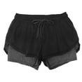 thumbnail image 1 of XuJwPNcy Gym Shorts for Women Mesh Double Layer Workout Shorts Trendy Drawstring Waist Sports Short Summer Gym Yoga Short Pants, 1 of 3