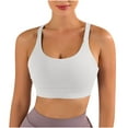 thumbnail image 1 of Yuzhih High Impact Sports Bras for Women Adjustable Straps Racerback Bra Tank Tops Yoga Running Workout Bra, 1 of 4