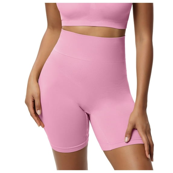 XuJwPNcy High Waisted Shapewear Shorts for Women Slim Athletic Shorts Corset Waist Workout Yoga Body Shaper